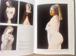 1 Pages double 1 du Art Book avec des Peintures de Alex Varenne de L'érotisme Sacré