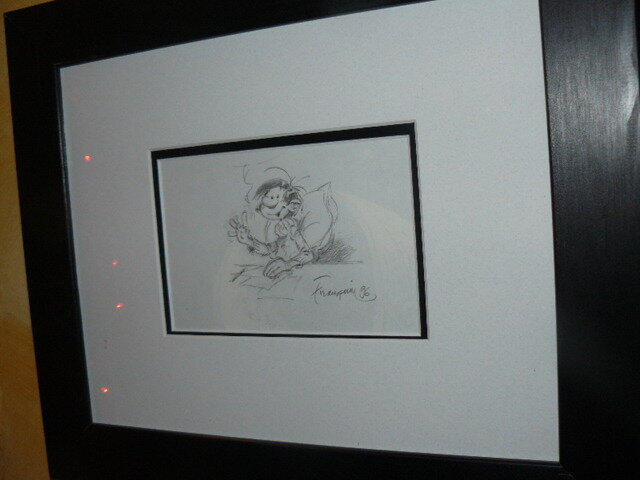 Franquin - Gaston Lagaffe - Sketch